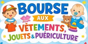Bourse aux vêtements (adultes, enfants), jouets et puériculture 2026