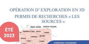 OPÉRATION D’ EXPLORATION EN 3D PERMIS DE RECHERCHES « LES SOURCES » 